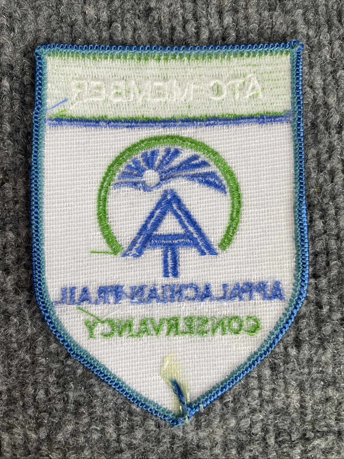 ATC Member Appalachian Trail Conservancy Blue Green Embroidered Patch + Decal
