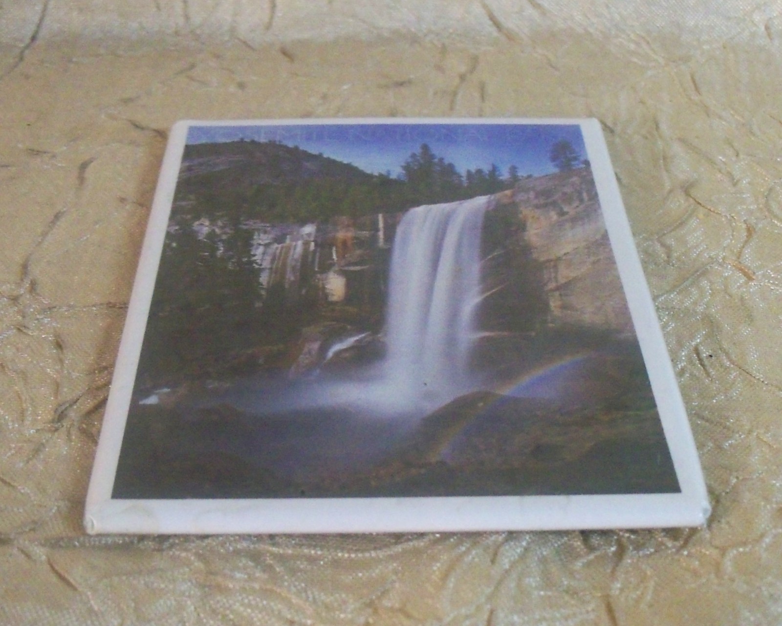 Yosemite National Park Metal Magnet with Waterfall California