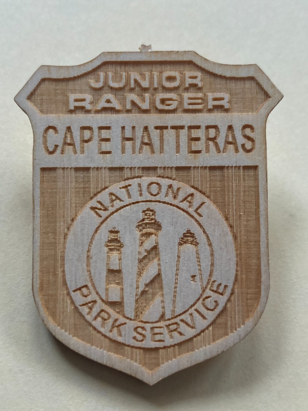 CAPE HATTERAS Wood National Park Junior Ranger Badge NORTH CAROLINA LIGHTHOUSES