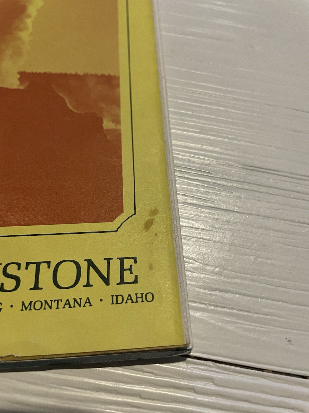 Yellowstone National Park 50th Anniversary Brochure & Map 1966 Wyoming Idaho MT
