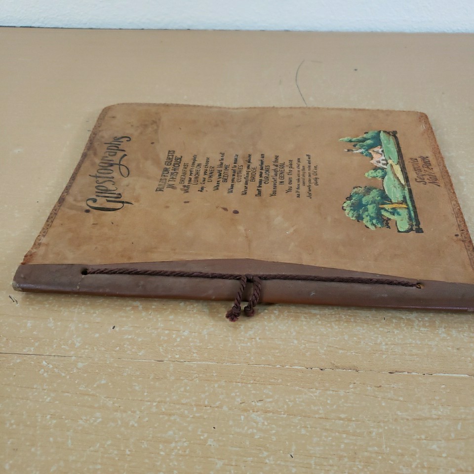 SEQUOIA NATIONAL PARK – VINTAGE LEATHER GUEST BOOK