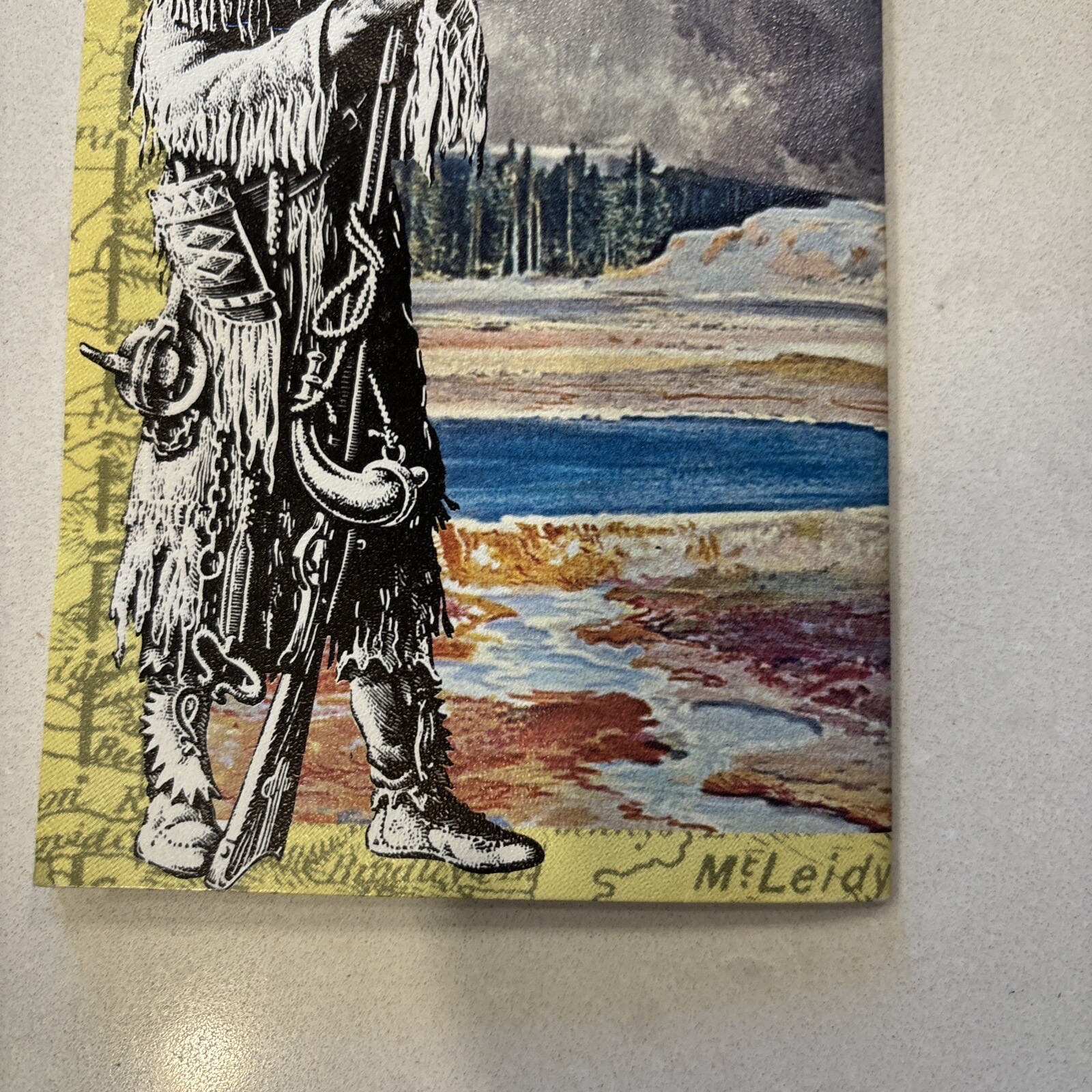 Yellowstone National Park Folding Flyer Map Pamphlet Vintage 1967