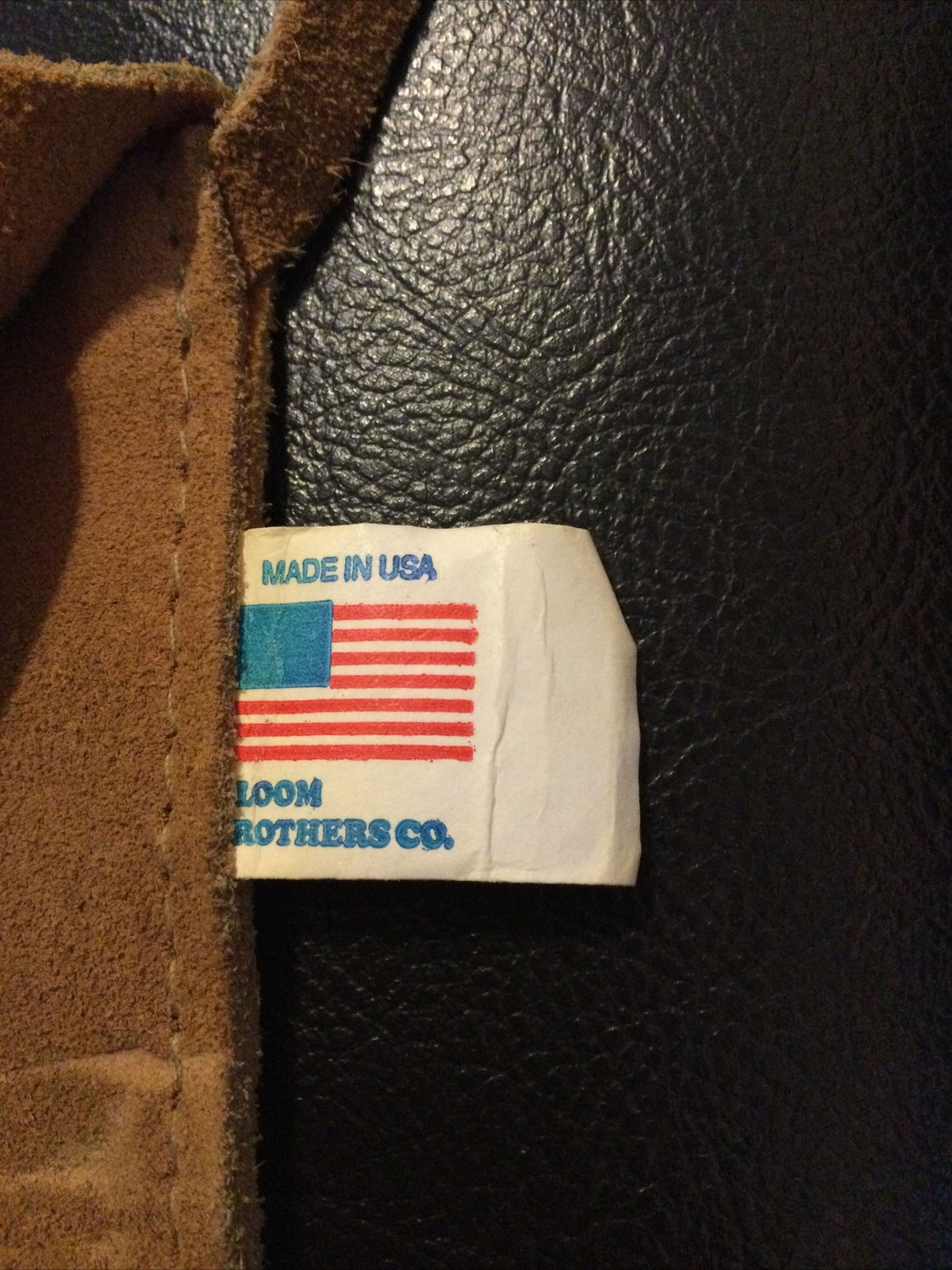 Vintage Bloom Brothers Company San Diego, CA Leather Pouch From Woolworths