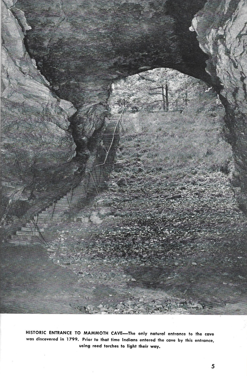 Vintage 1951 Mammoth Cave National Park Kentucky Pictorial Booklet 38 Pages