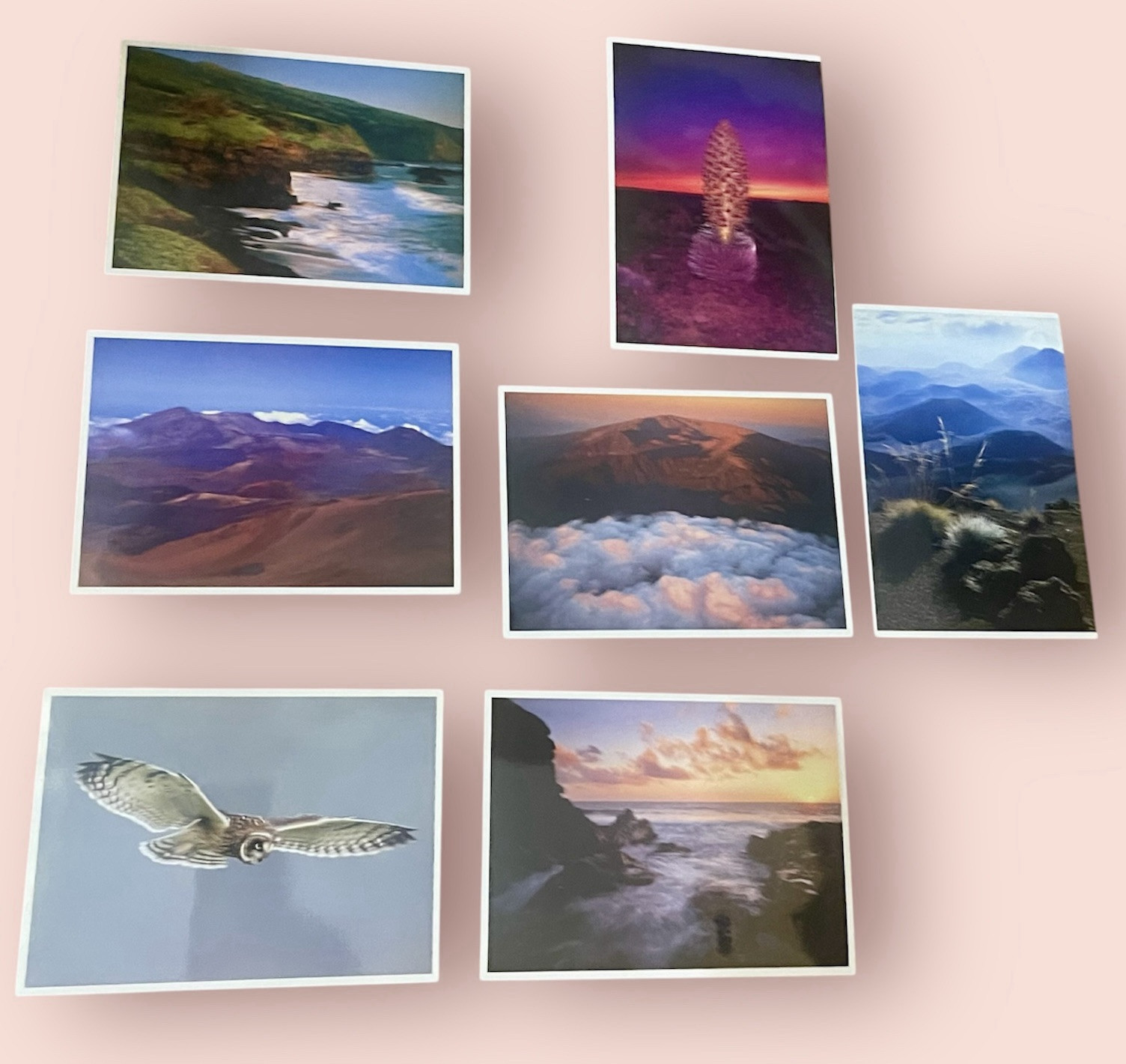 HALEAKALA NATIONAL PARK MAUI HAWAII PIN KEYCHAIN POSTCARDS SOUVENIR LOT RARE