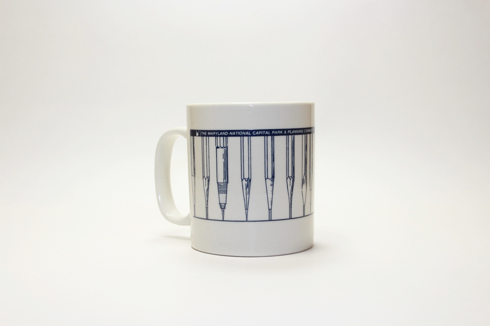National Park Capital Park & Planning Commission Pencil Design Coffee Mug MD
