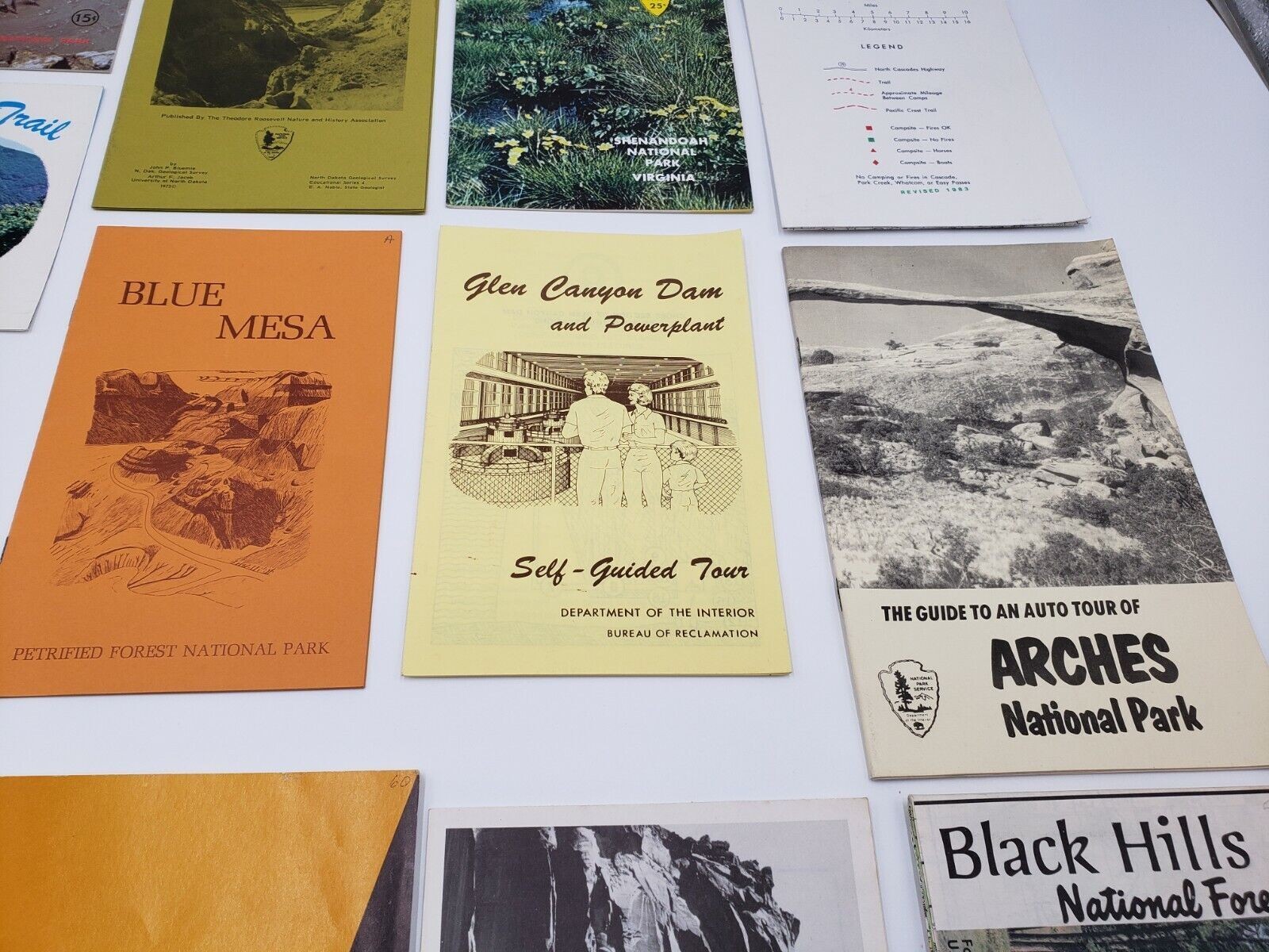 National Park Service Department of Interior Pamphlet Brochure Map Lot 11 Count
