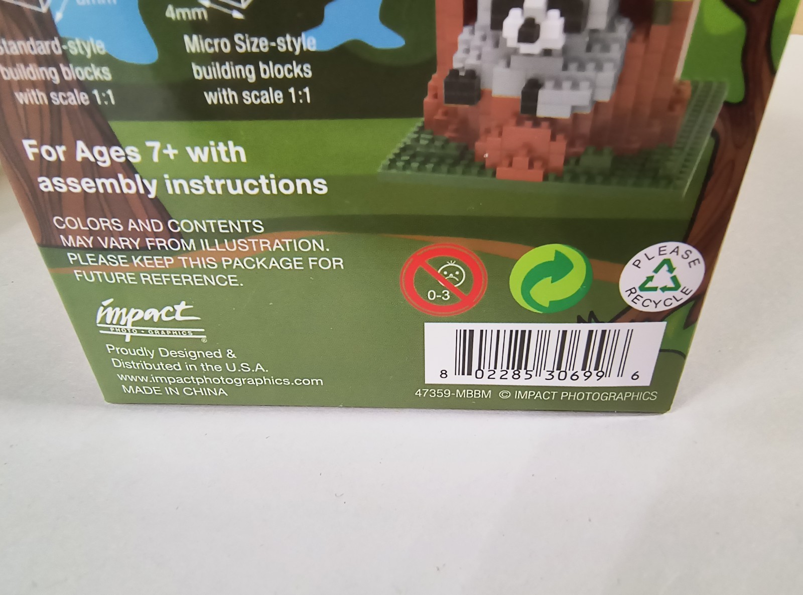 MINI Building Blocks US National Park Smokey Bear & Racoon NEW SEALED Boxes