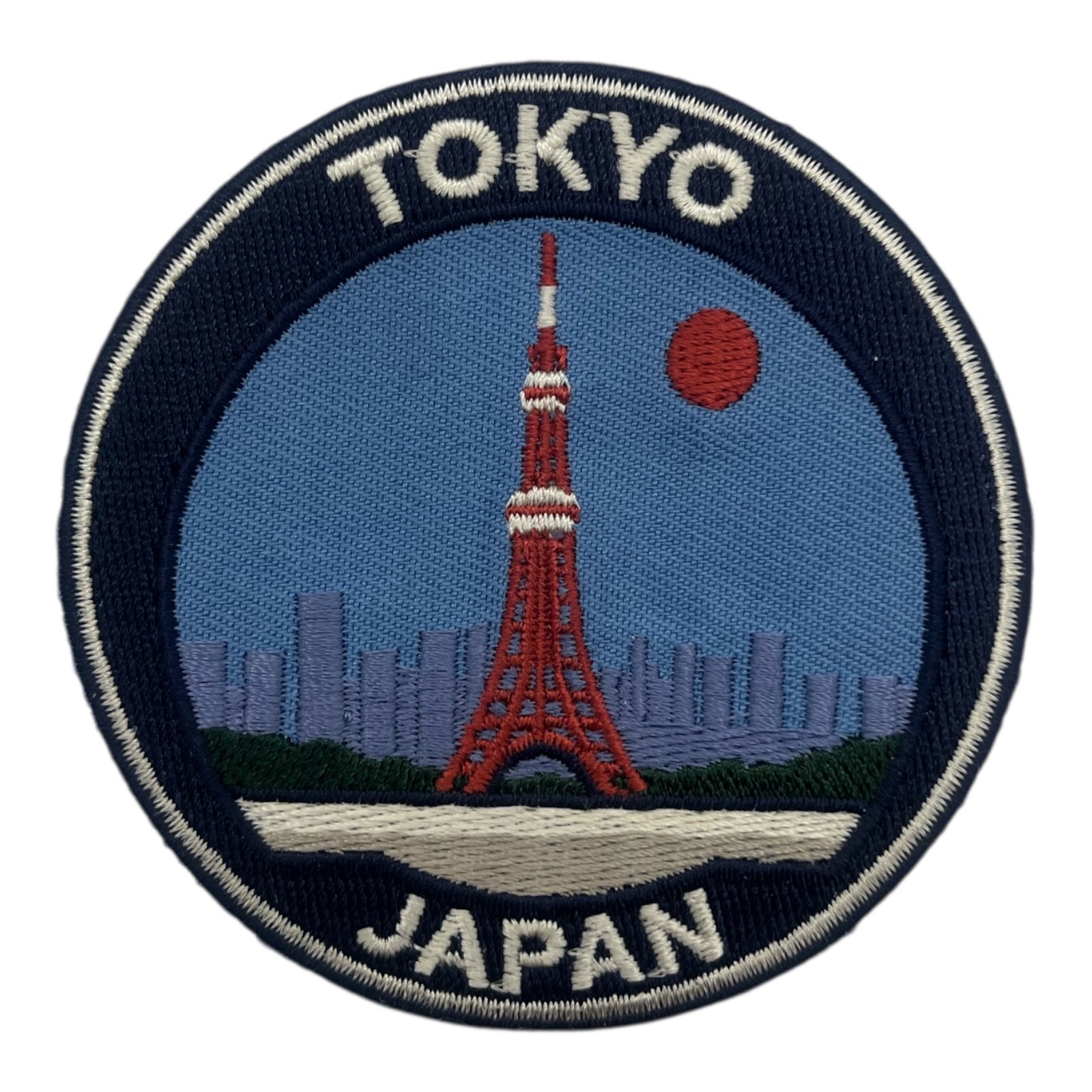 Tokyo Japan Iron On Sew On Patch 3 Inch Embroidered Travel Souvenir Badge