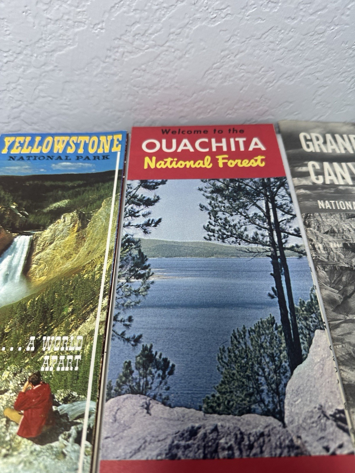 NATIONAL PARKS BROCHURES 1960’s-70’s Yellowstone National Forrest’s Lot Of 19