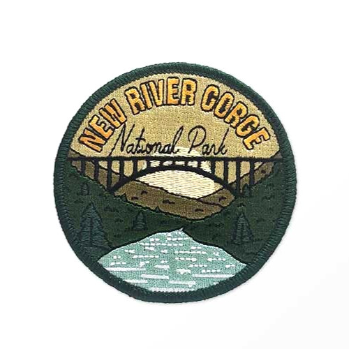New River Gorge National park Patch Iron-On Applique Souvenir Gift