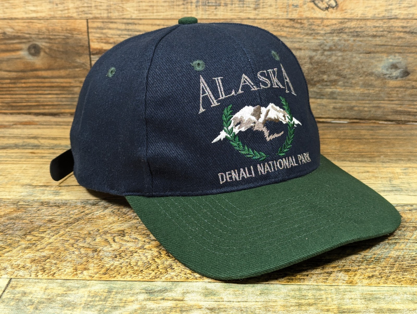 Vintage Denali National Park Strapback Hat Cap