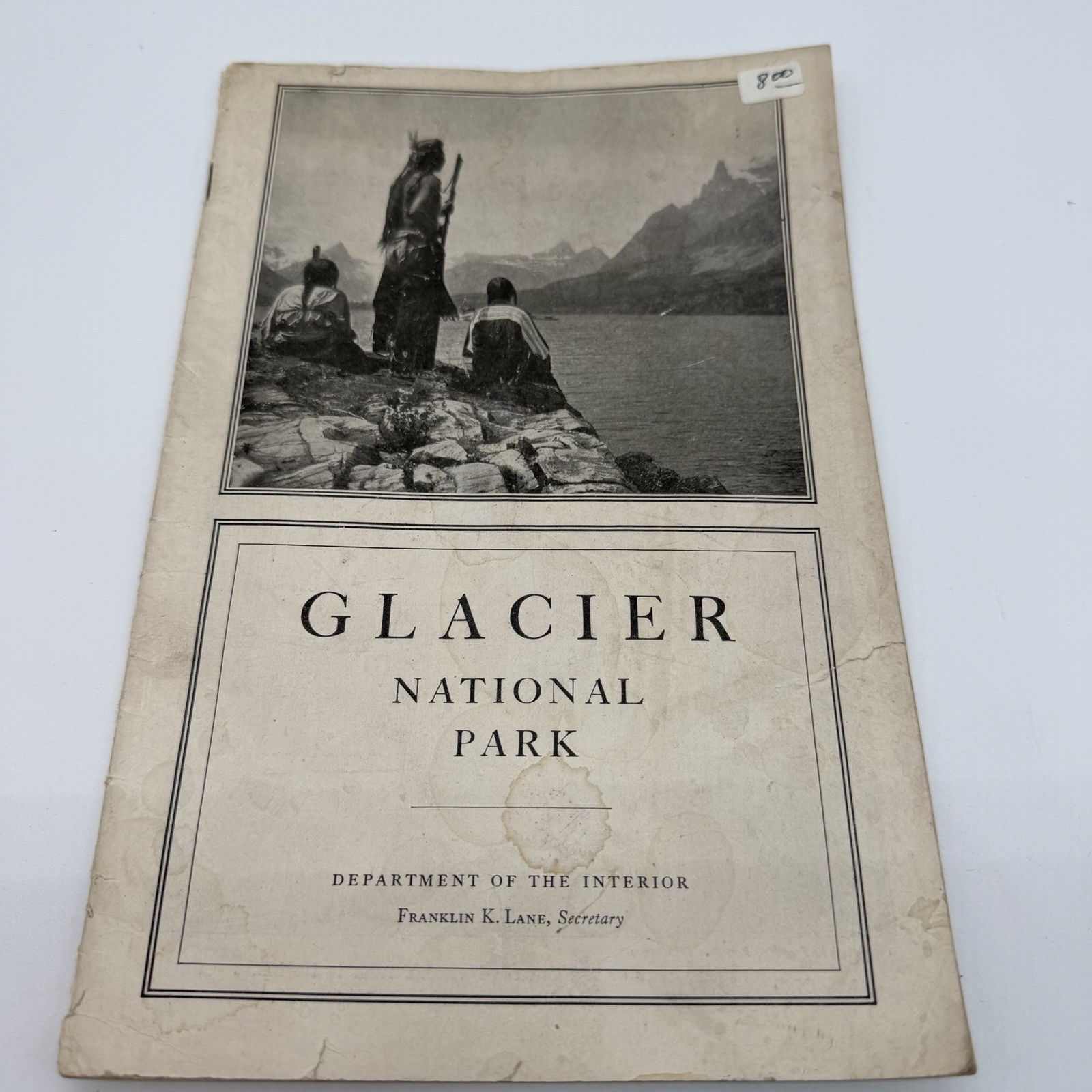 “Glacier” National Park Montana U.S Department of The Interior Booklet – 1930’s