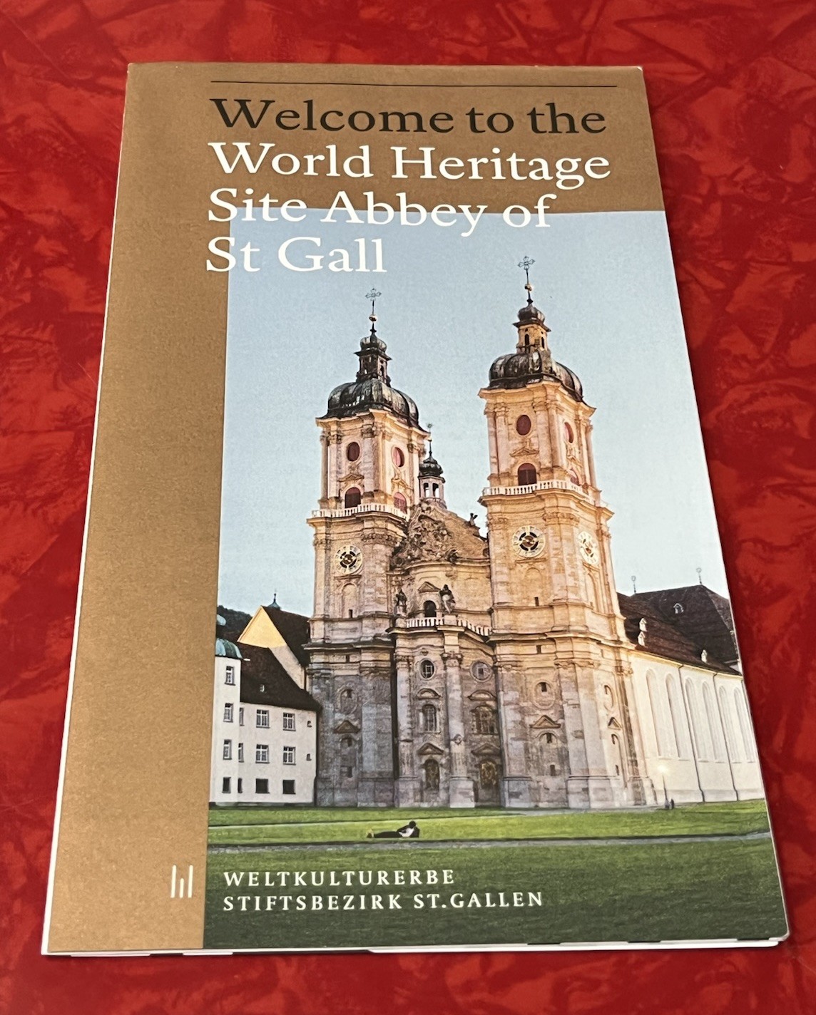 ST. GALLEN SWITZERLAND ABBEY OF ST. GALL BROCHURE in English