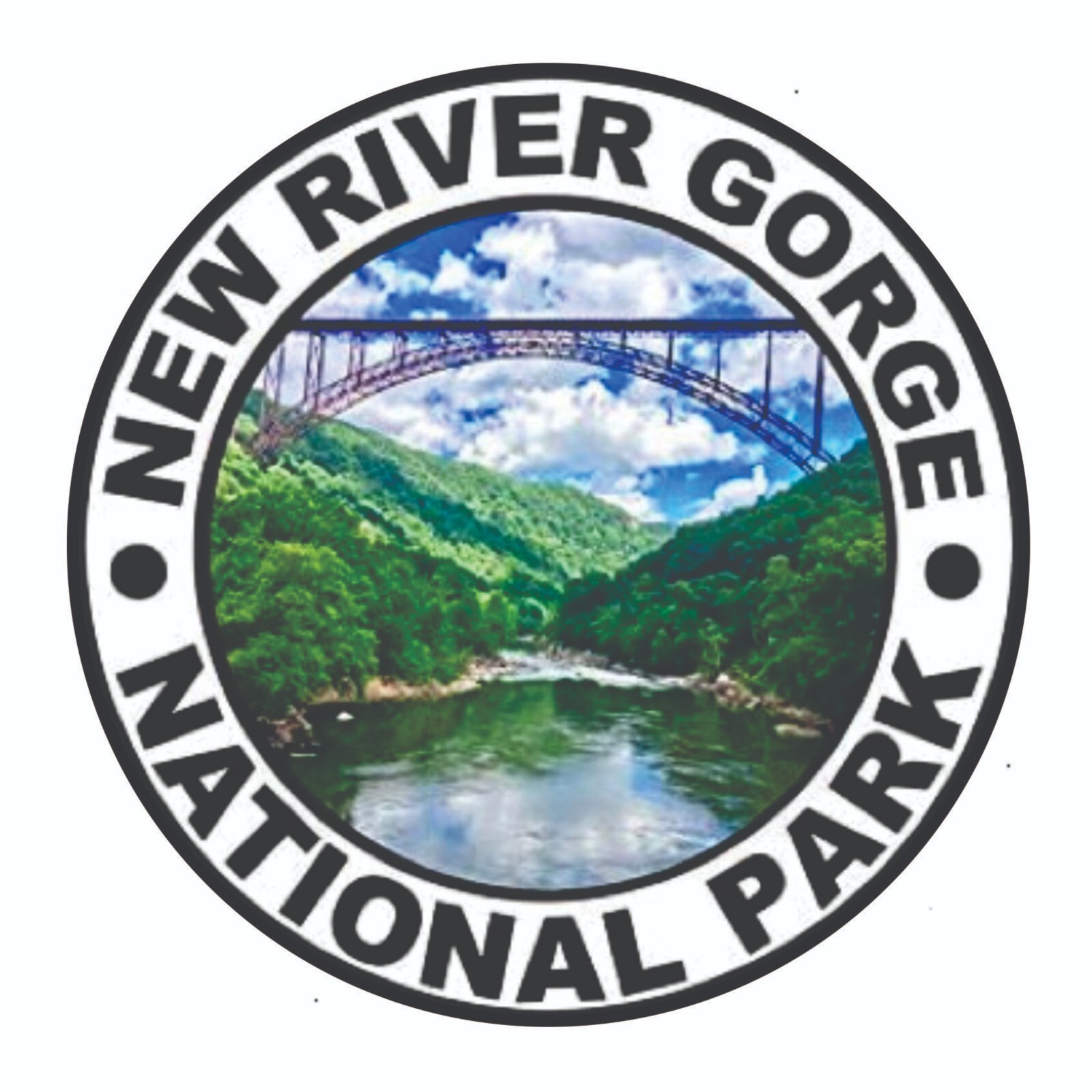 New River Gorge National Park West Virginia Sticker Decal Bumper Sticker