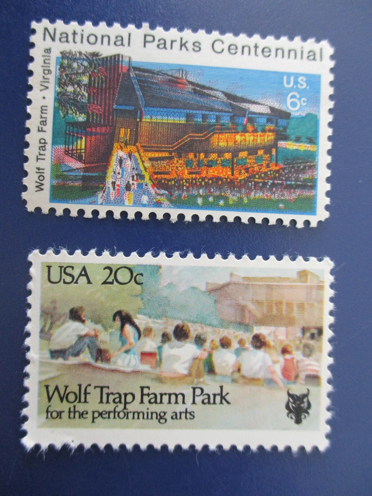Wolf Trap Farm Park US Stamps #1452 & 2018