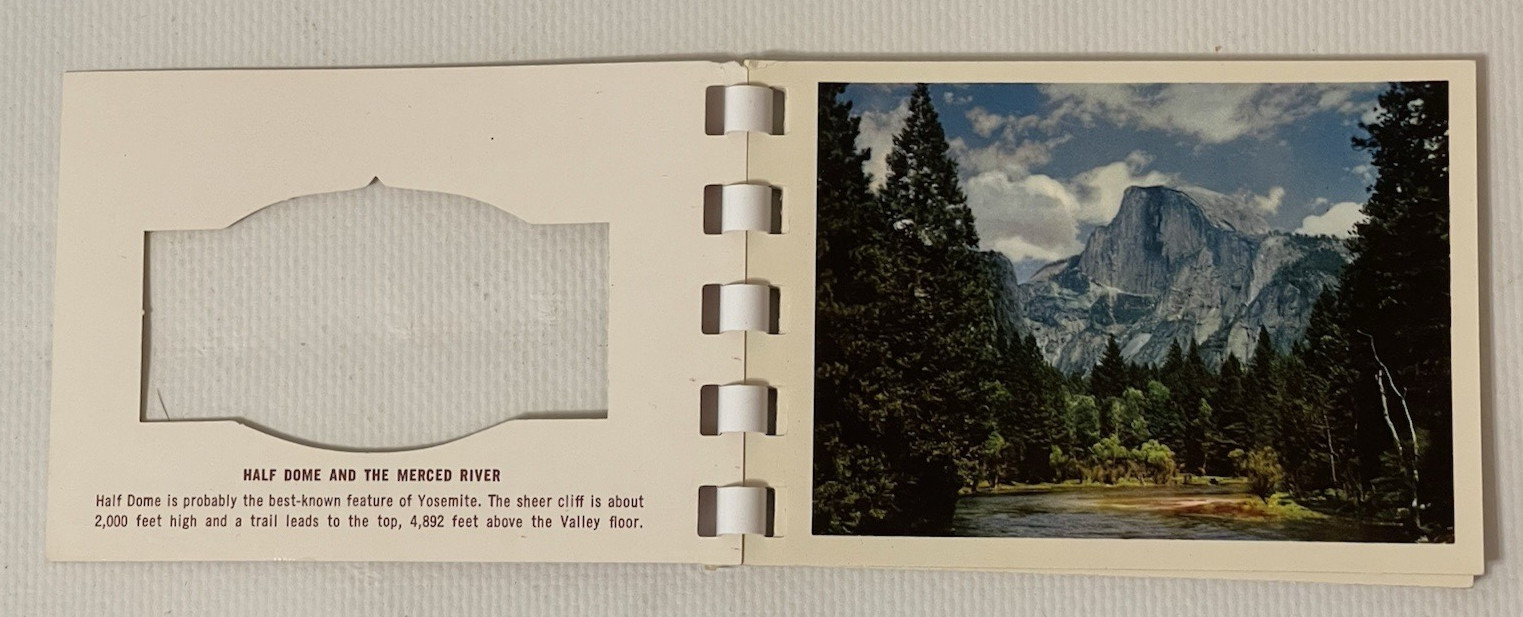 YOSEMITE NATIONAL PARK 10 Color Album Prints Small – 1953 VINTAGE – RARE