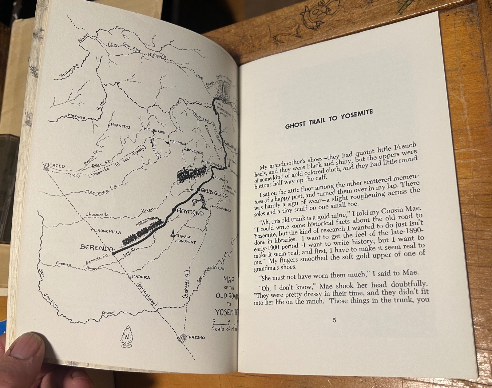 1964 GHOST TRAIL TO YOSEMITE WALTZ EVA BURNS SIGNED 2ND PRINTING NICE FRESNO