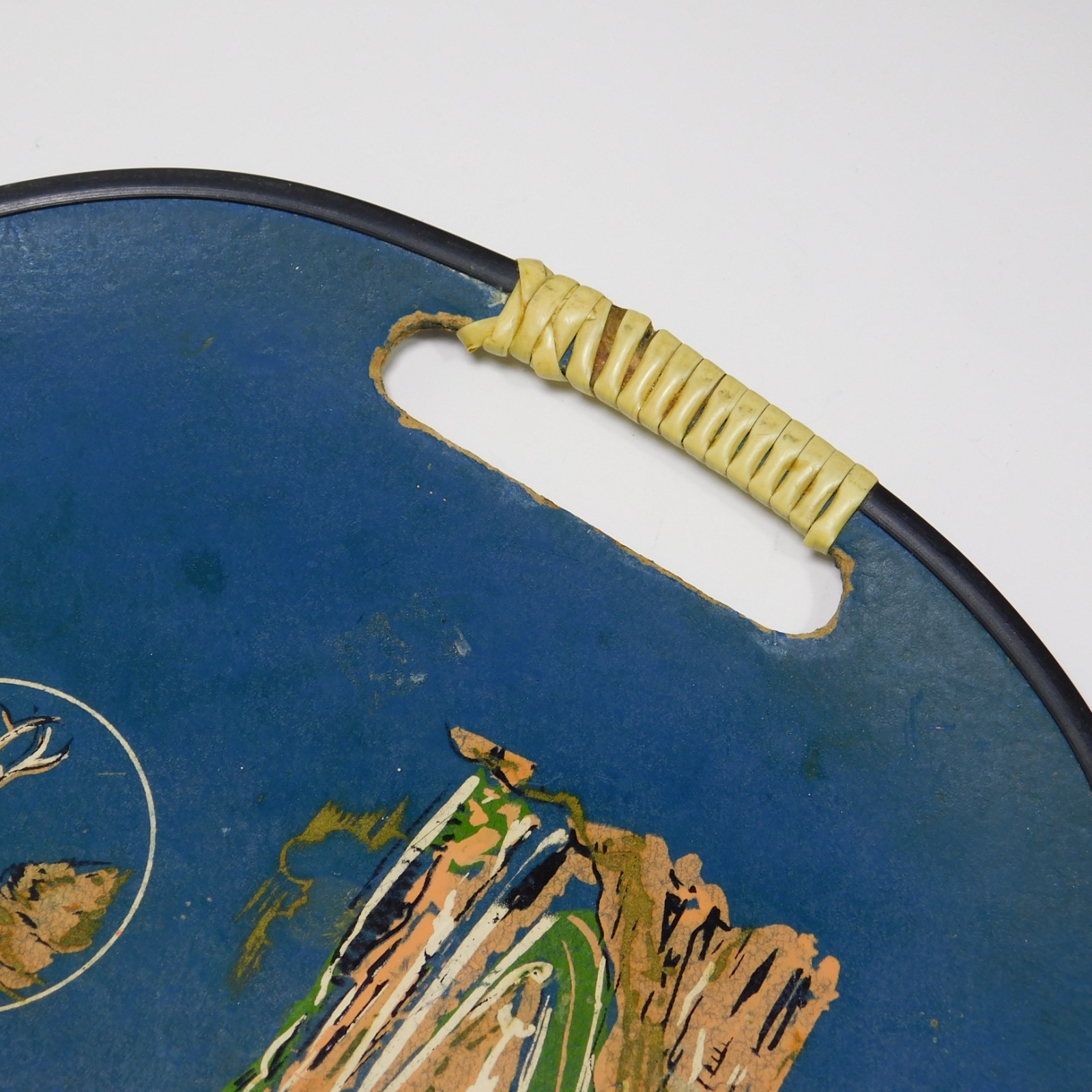 Vintage 1950s Rocky Mountains National Park Tourist Souvenir Serving Tray Japan