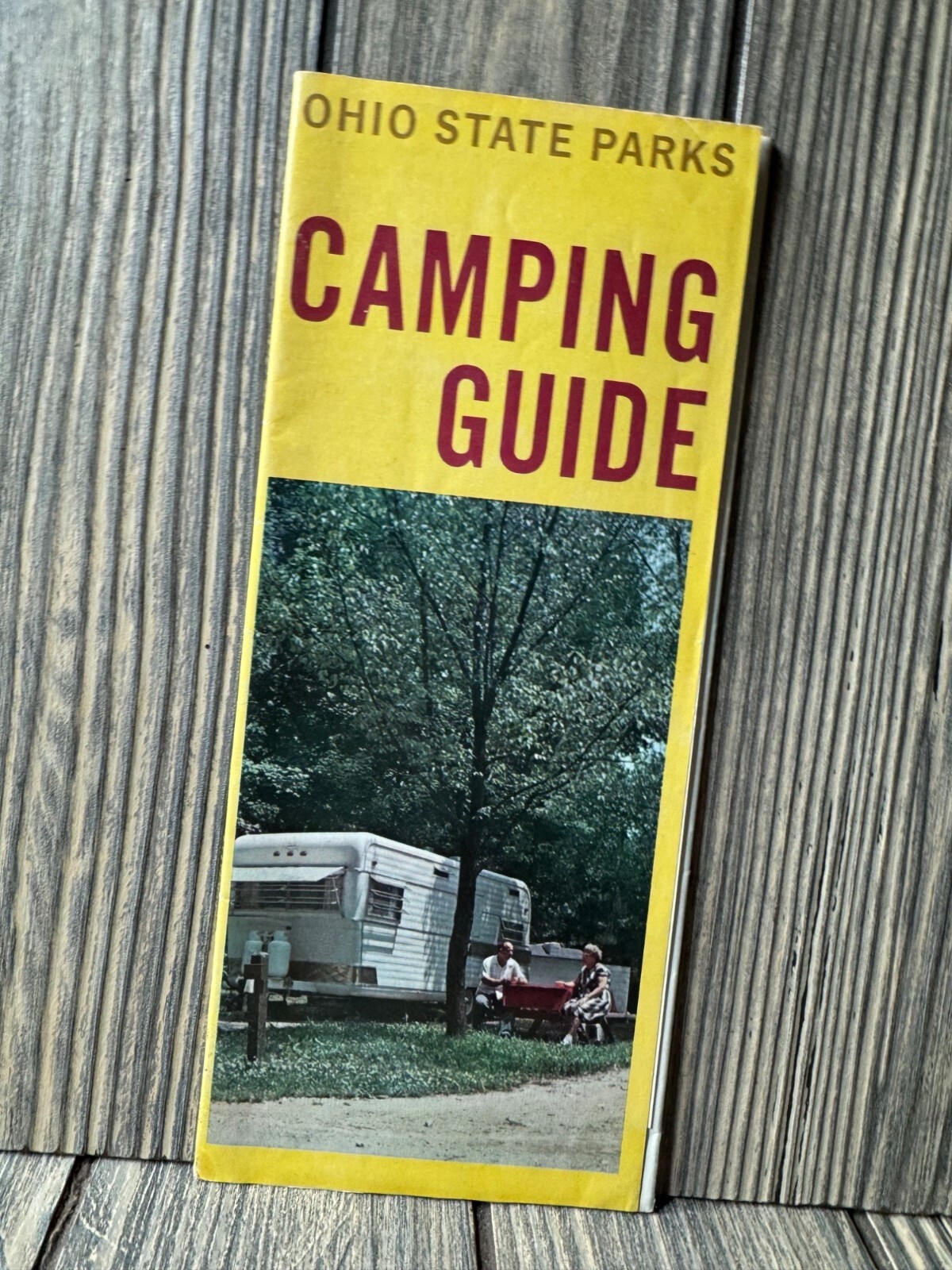 Vintage Ohio State Parks Camping Guide Brochure