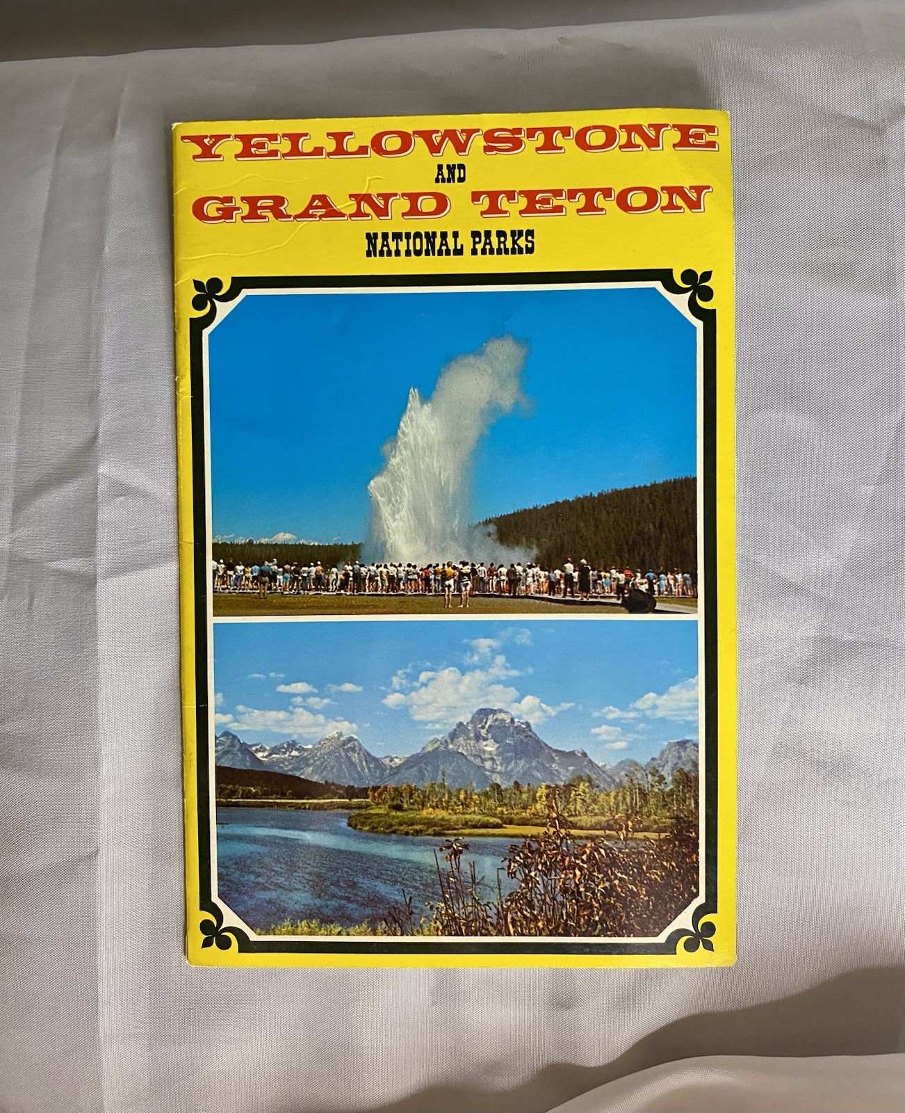 🏕️ Vintage Travel Book Lot of 4 1970s Yellowstone National Park Guides