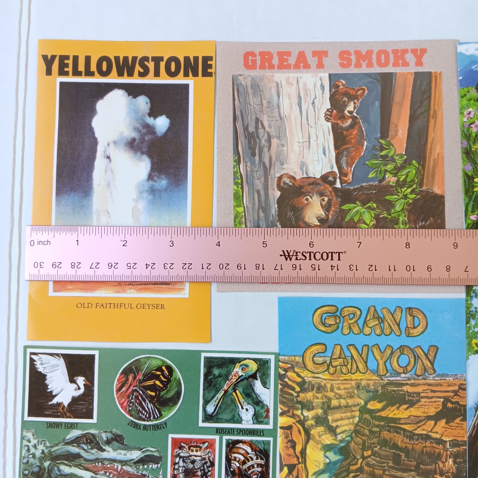 1993 The National Park Traveler Stickers – 18 Original Adhesive Emblems