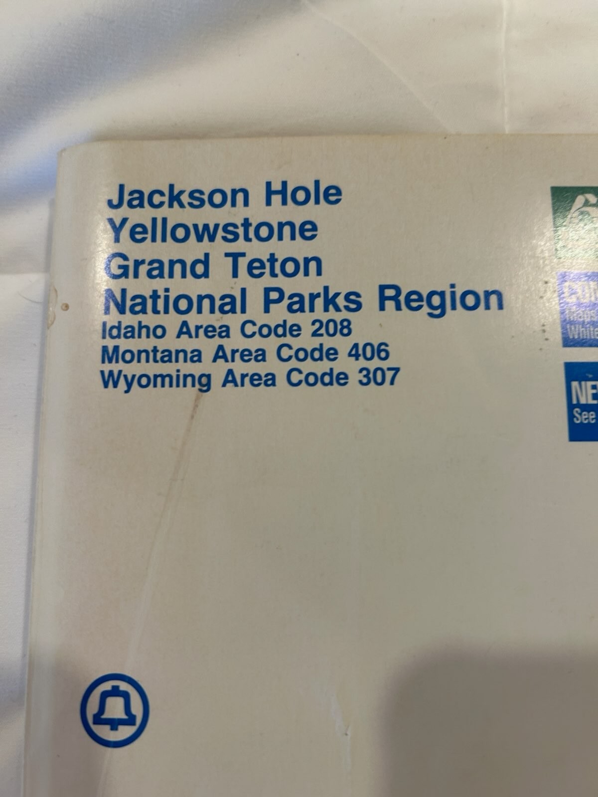 93-94 Yellow pages Jackson Hole Yellowstone Grand Teton National Parks Region