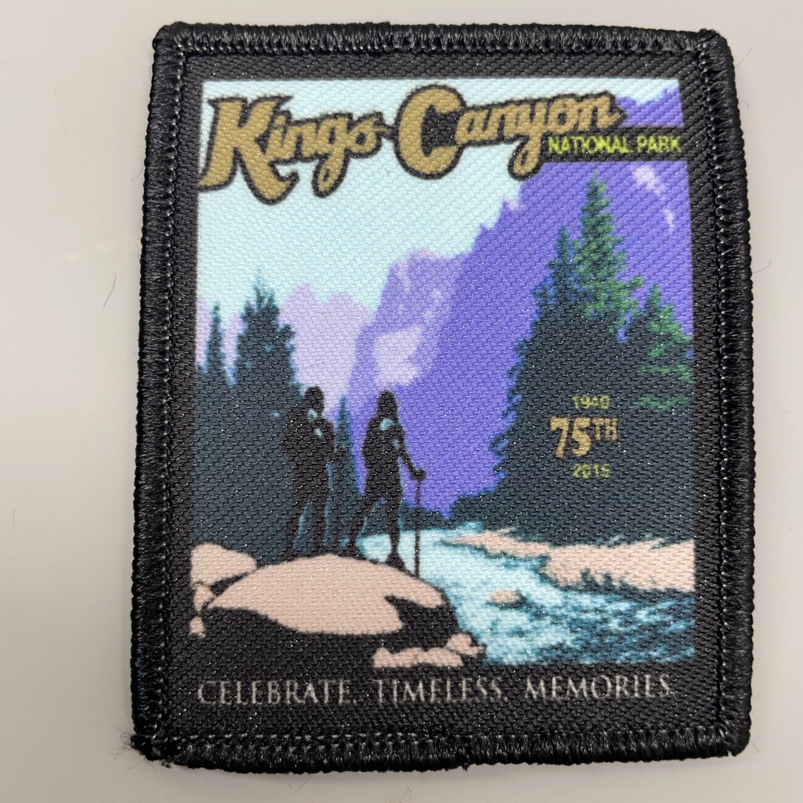 Kings Canyon National Park California 75th Anniversary 1940 2015 Patch Rare