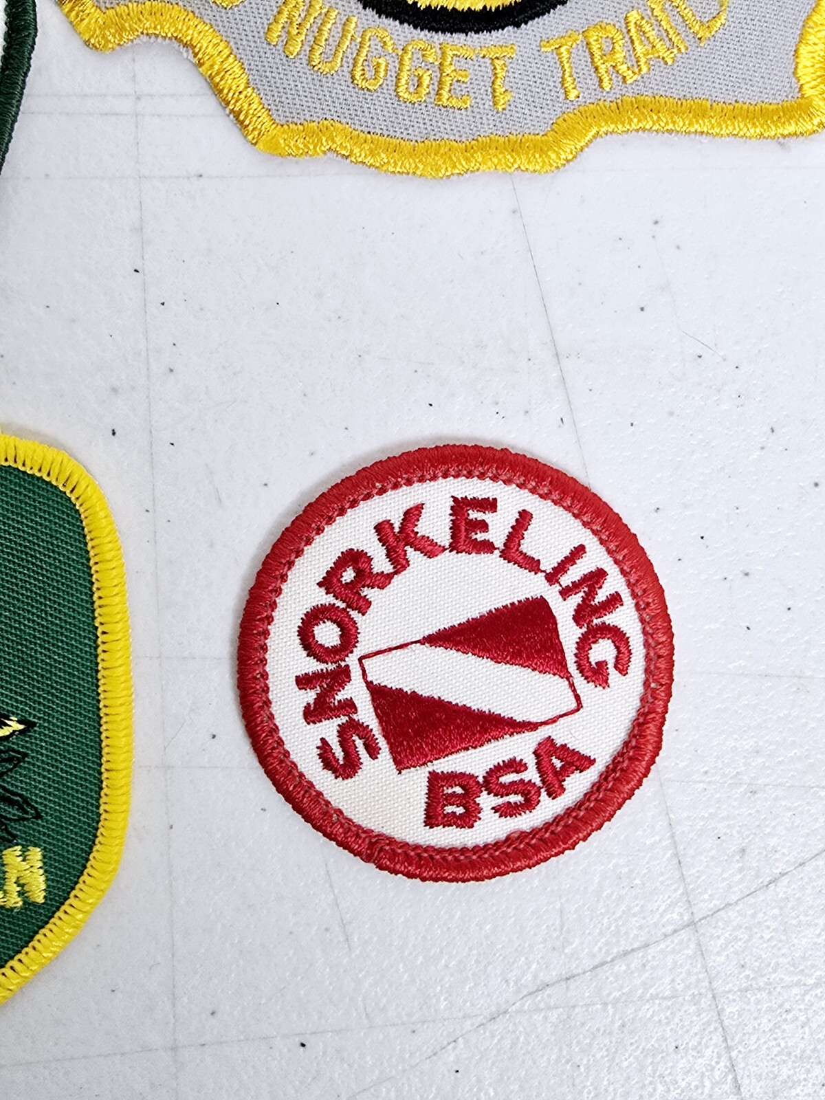 Lot of 6 Vintage Scout Patches: Snorkeling BSA, Forest Preserve Du Page County