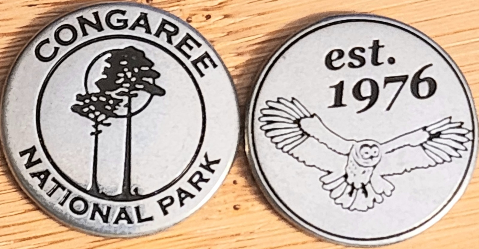 CONGAREE NATIONAL PARK – TREE & OWL TOKEN – SOUTH CAROLINA