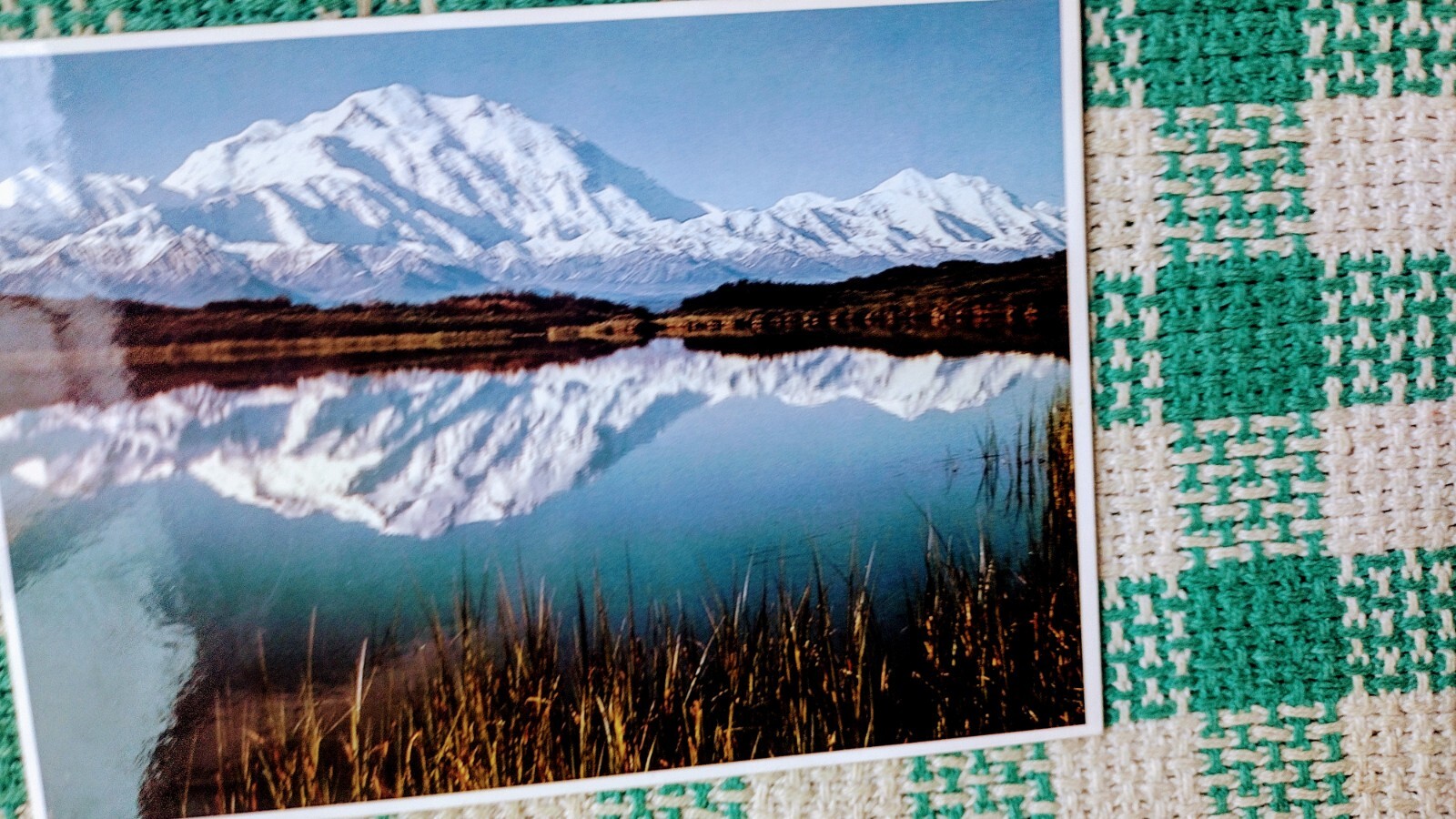 BEAUTIFUL POST CARD REFLECTIONS OF MT.MCKINLEY WONDER LAKE ALASKAN Post Card