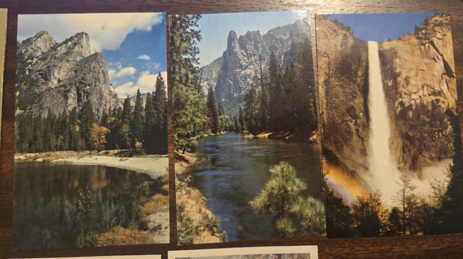 Vintage Yosemite Ephemera Map Postcard Photo Permit Souvenir National Park Cali