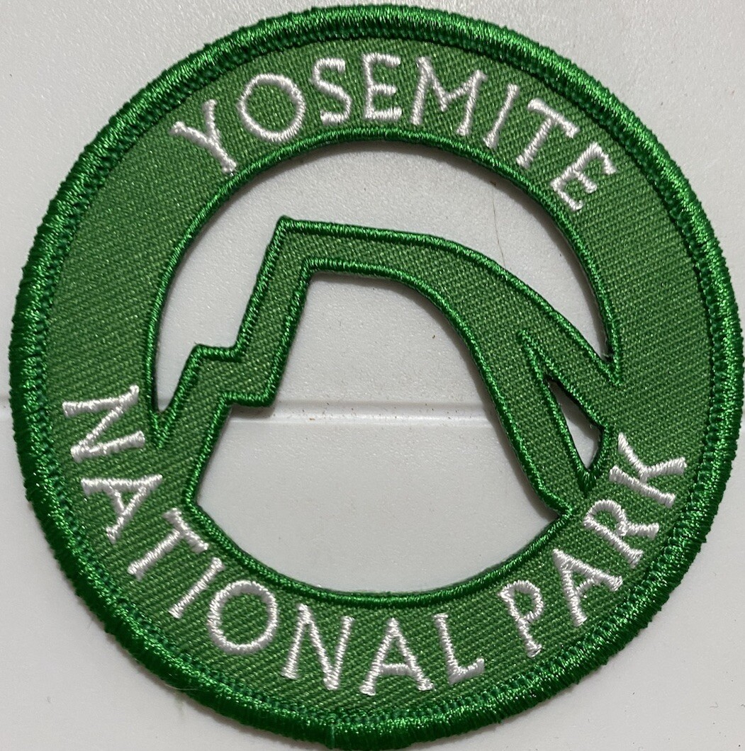 Yosemite National Park Granite Half Dome Souvenir Cut-out Iron-on Patch Badge