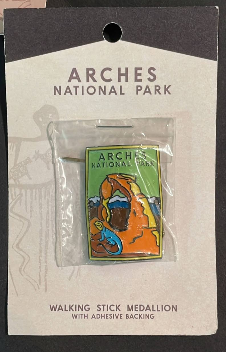 Arches National Park Lizard Scenic Travel Souvenir Pin NEW