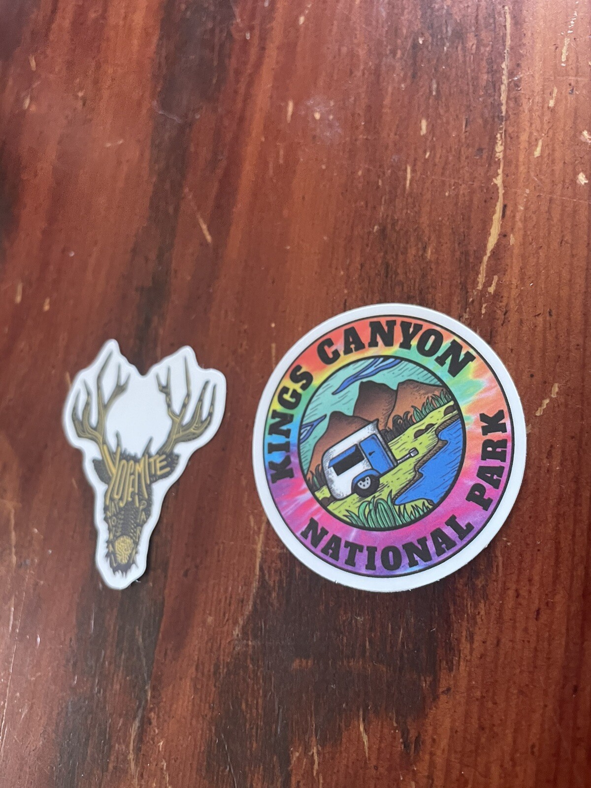 2 Set Yosemite & Kings Canyon National Parks Stickers