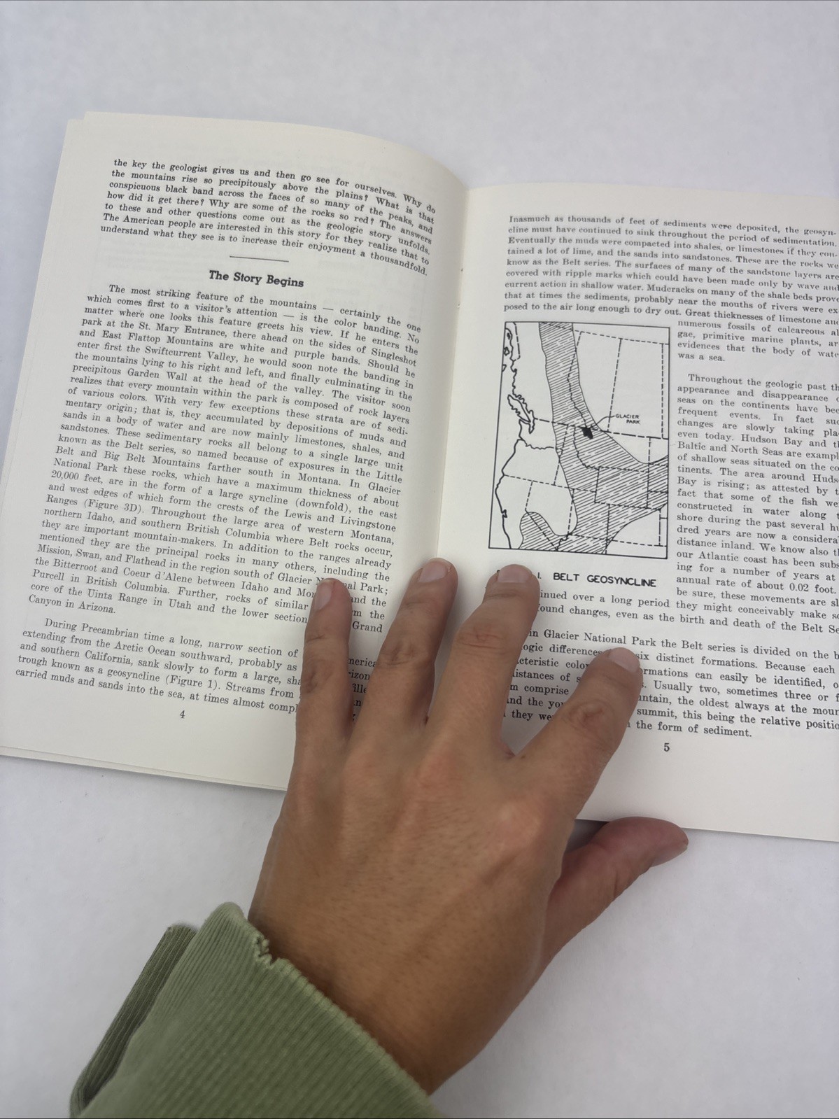 the geologic story of glacier national park 1963 reprint James L. Dyson booklet