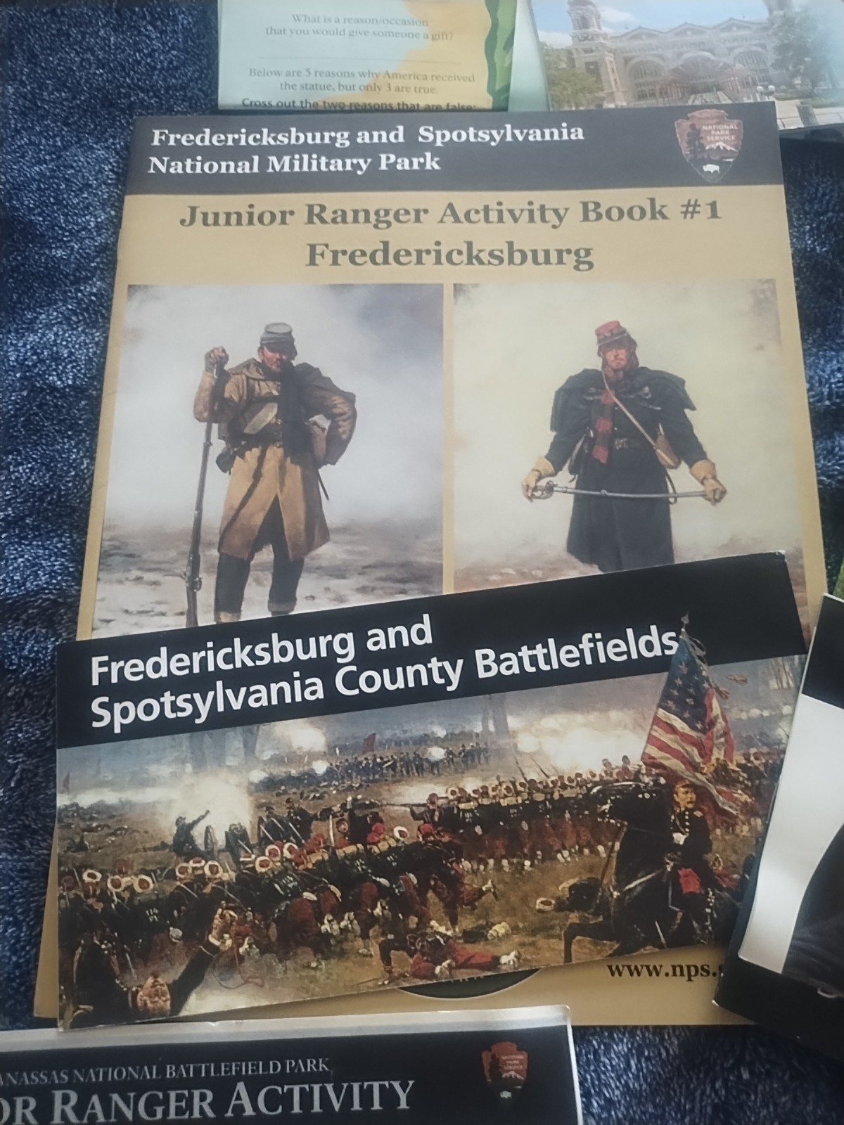 National Park Junior Ranger Books Statue Of Liberty Washington DC +Unigrids