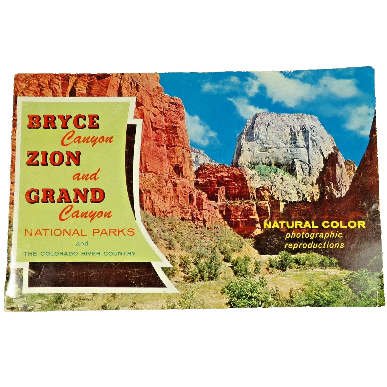 Vtg Bryce Canyon Zion Grand Canyon Souvenir Booklet with Colorado River Country