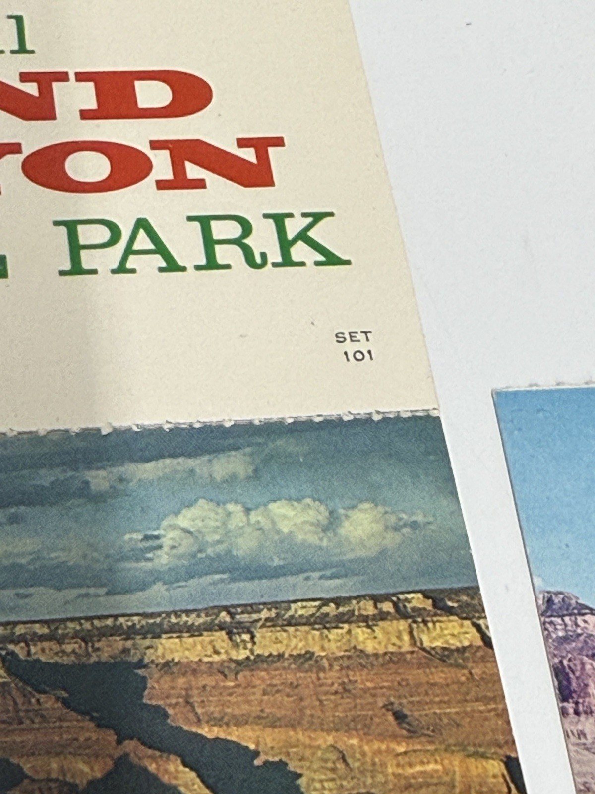 VTG Grand Canyon Nat’l Park Detachable Color Post Cards Set of 6, Unused