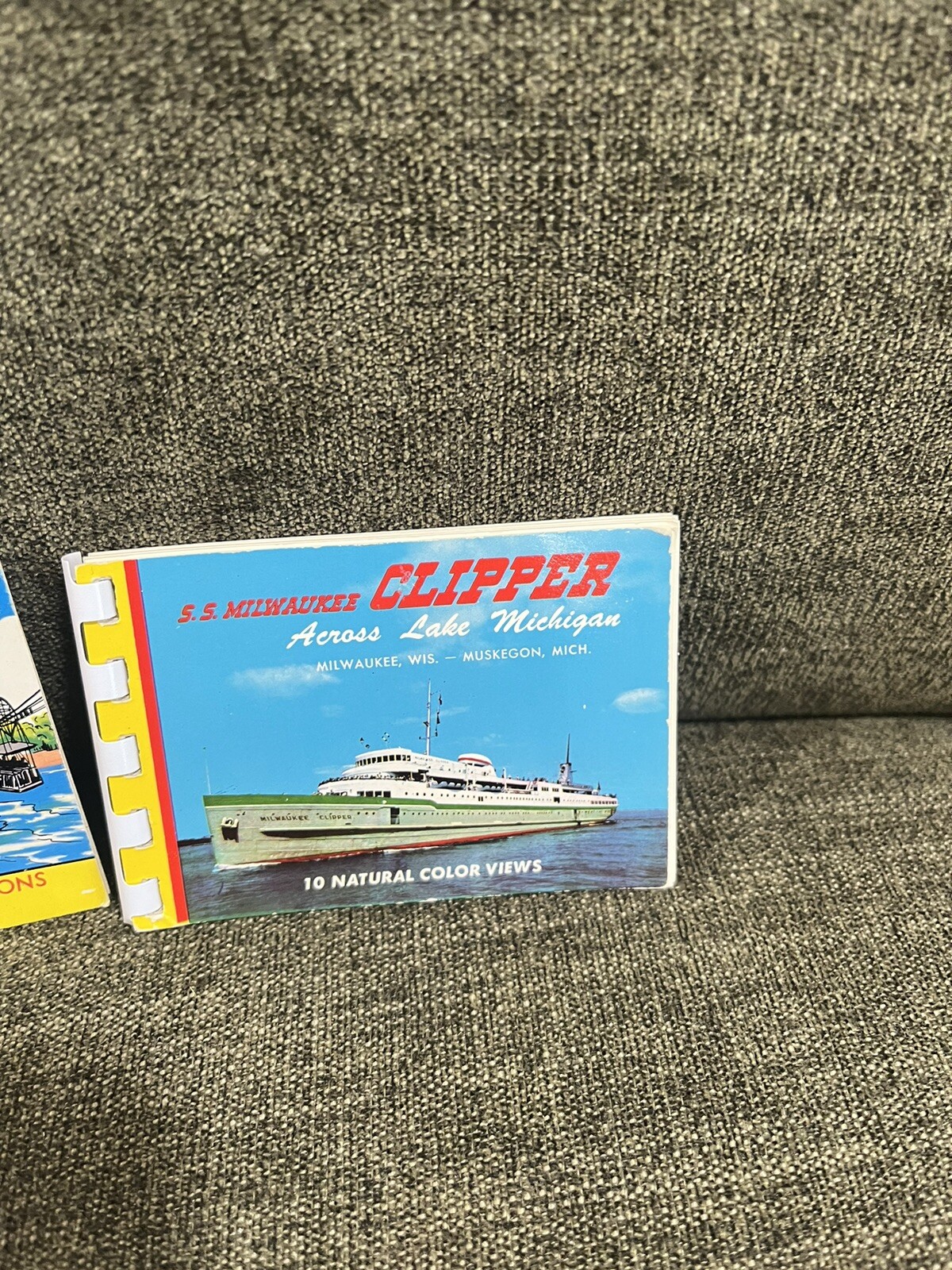 3 Sets Grand Canyon Lake Michigan Niagara Falls vintage Natural Color Booklets