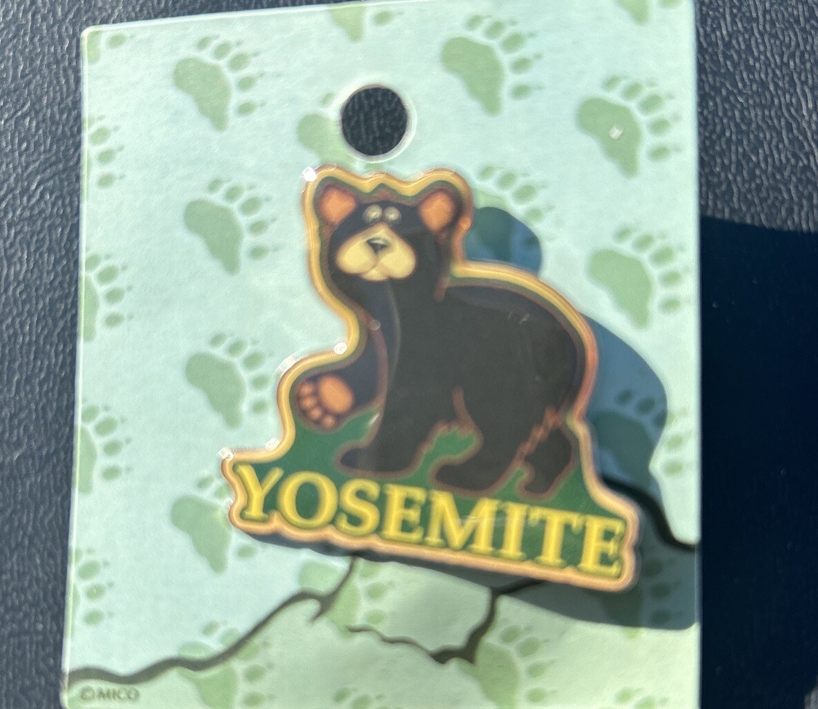 Yosemite Bear Tourist Travel Souvenir Pin – California Black Bear 1 inch NEW