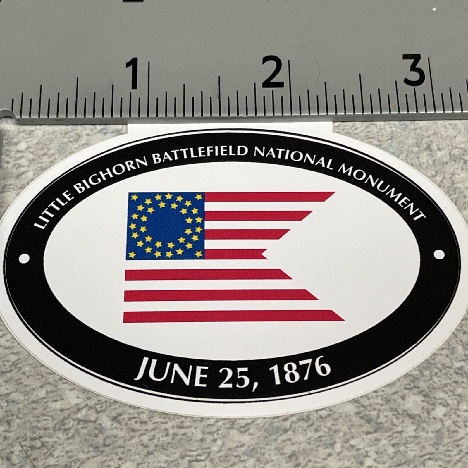 Decal – Die Cut – Little Bighorn Battlefield National Monument – New Outdoor