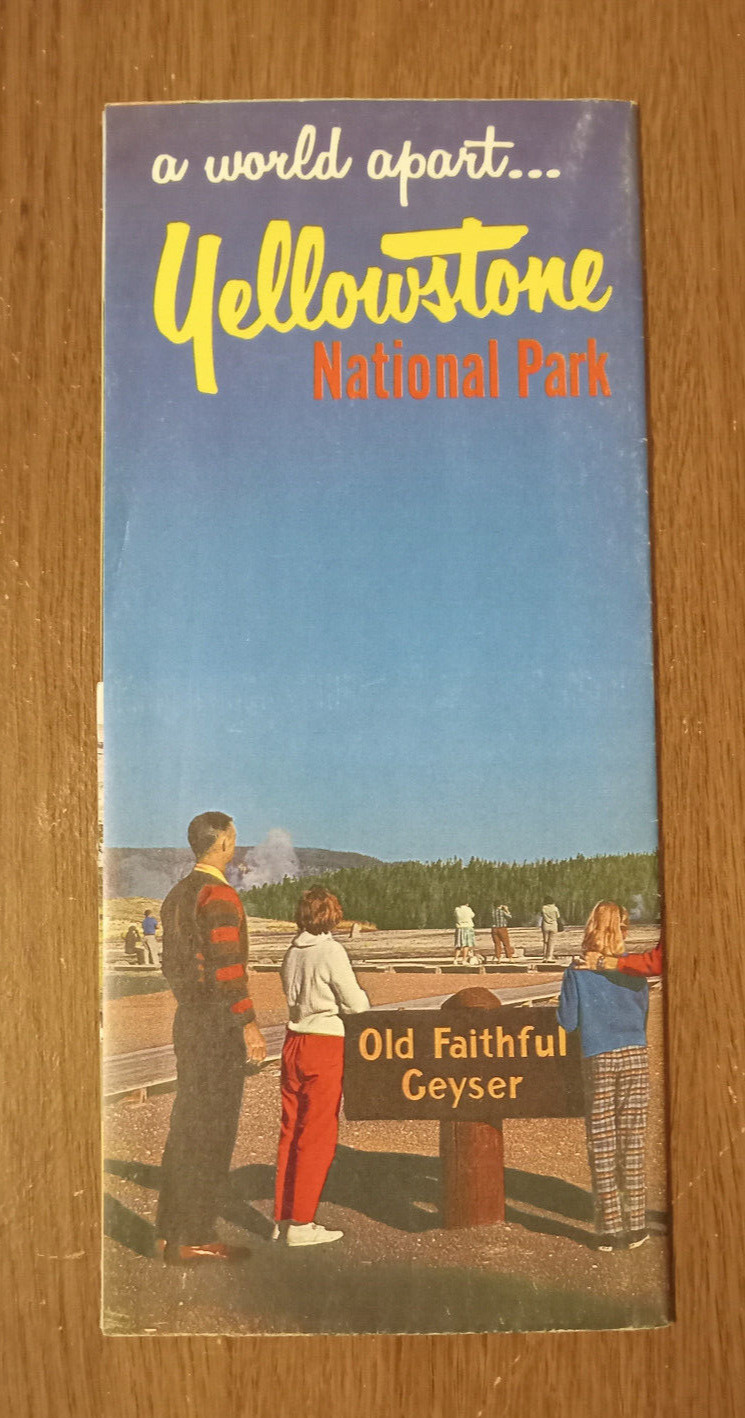 Vintage Travel Brochure – Yellowstone National Park – A World Apart (1965)
