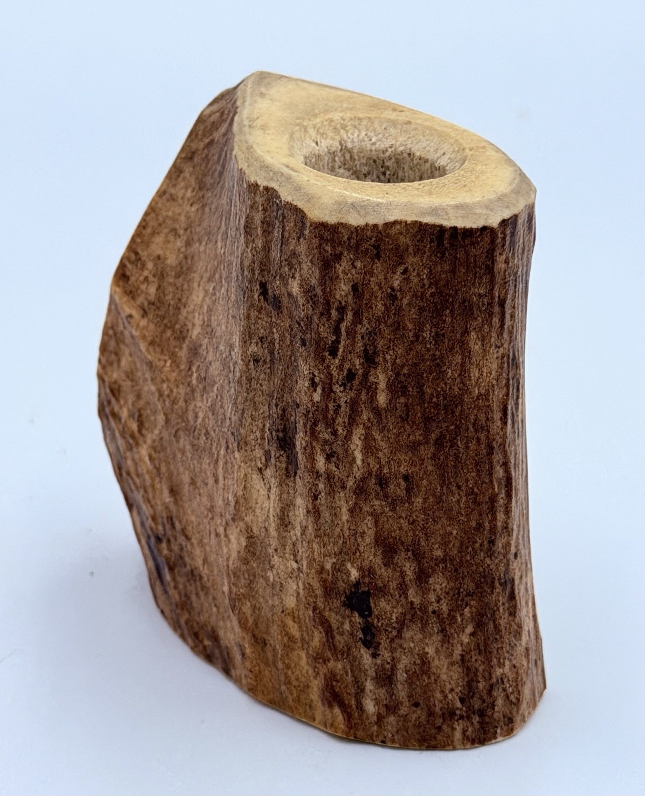 Vintage Yellowstone National Park Elk Antler Souvenir Pen Holder Small 2 1/2″
