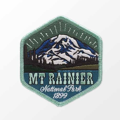 Mount Rainier National park Patch Iron-On Applique Souvenir Gift