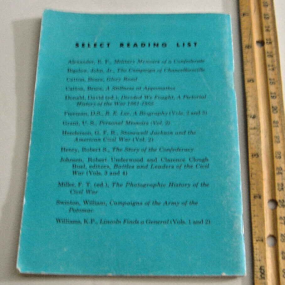 BATTLEFIELDS AROUND FREDERICKSBURG~SELF GUIDING TOUR~1960 SOFTCOVER BOOKLET