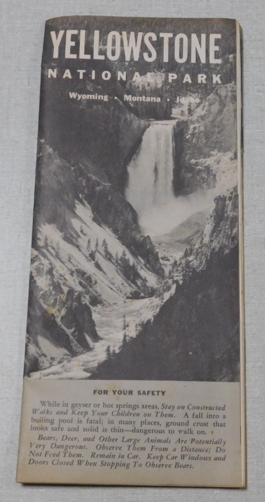 1940’s Yellowstone National Park tourist brochure