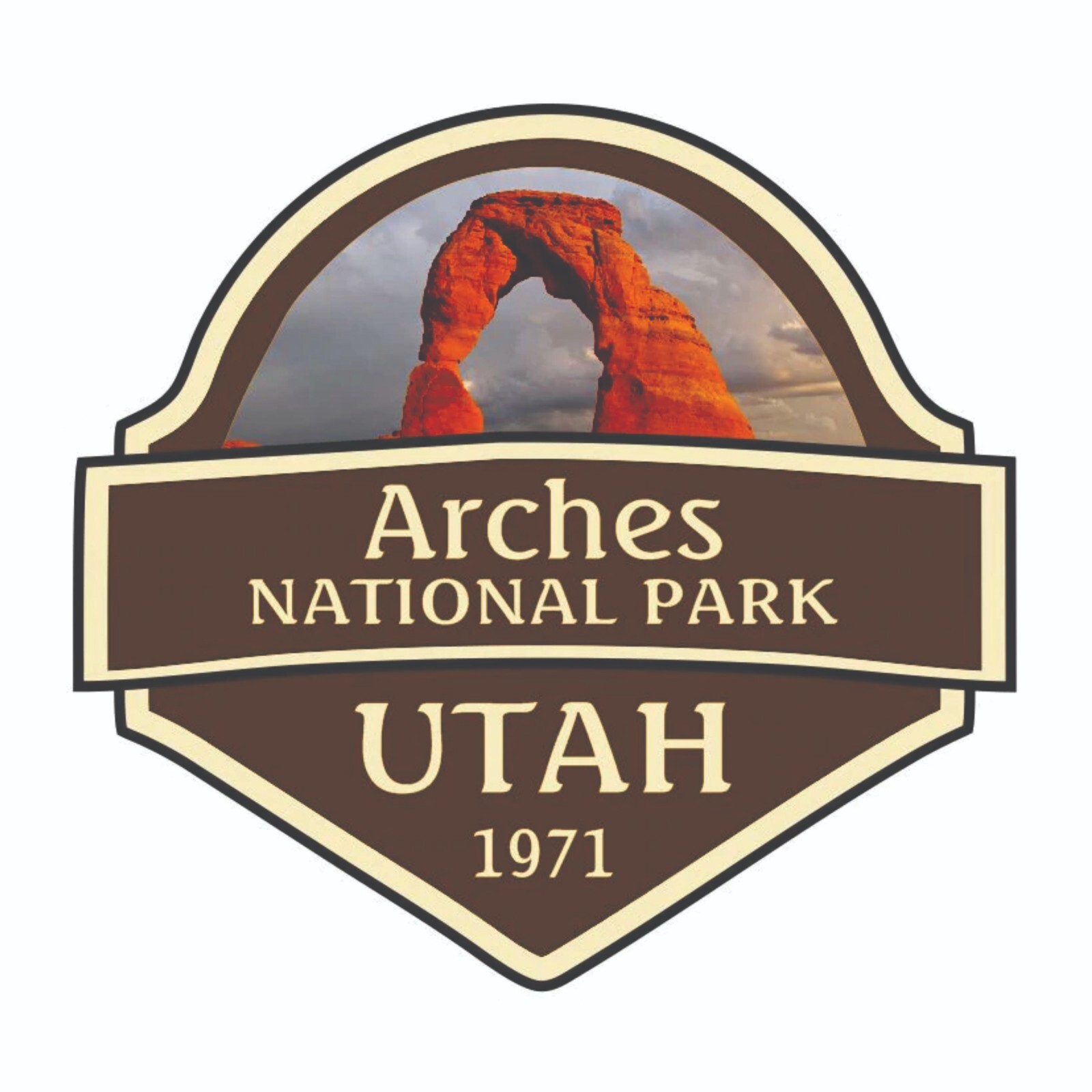 Arches National Park Sticker Utah National Park Decal / Sticker