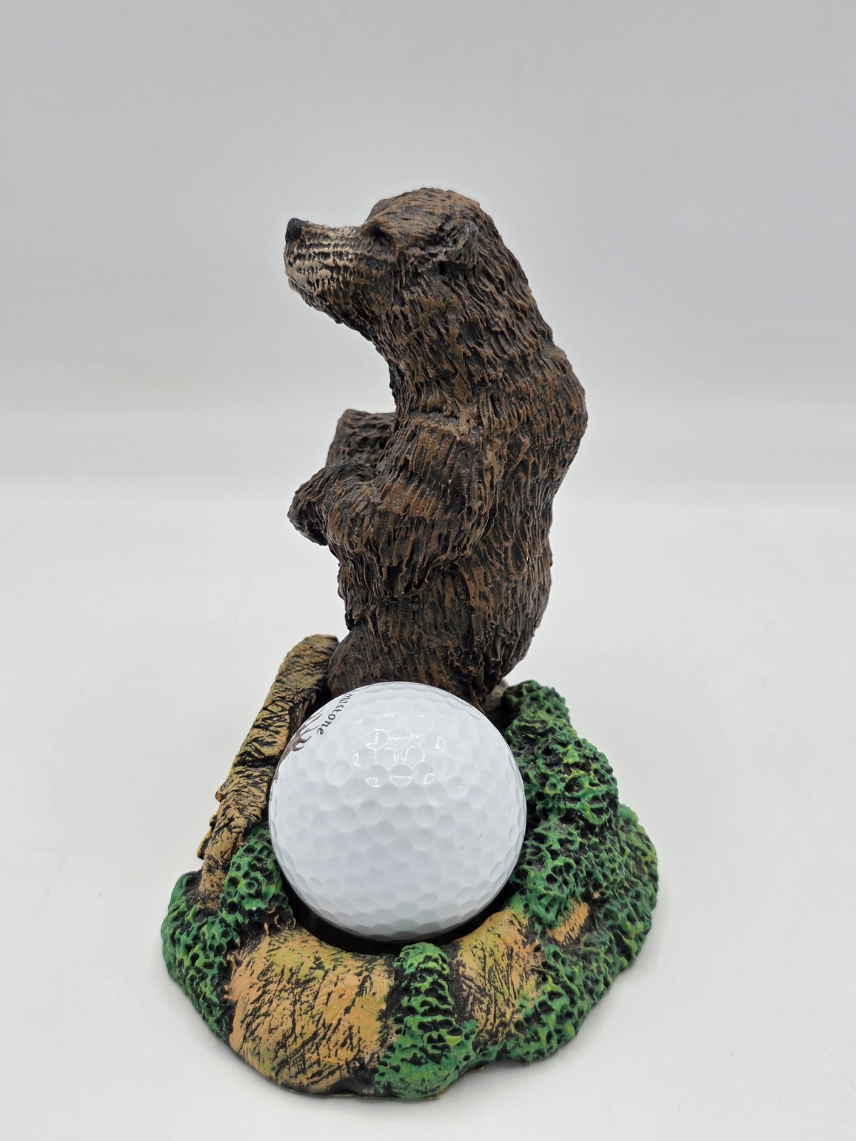 Vintage Yellowstone National Park Bear Figurine & Yellowstone Country Club Ball
