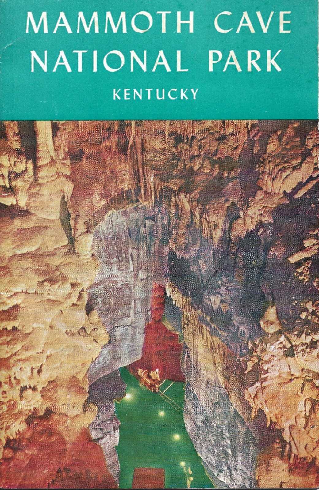 Vintage 1951 Mammoth Cave National Park Kentucky Pictorial Booklet 38 Pages